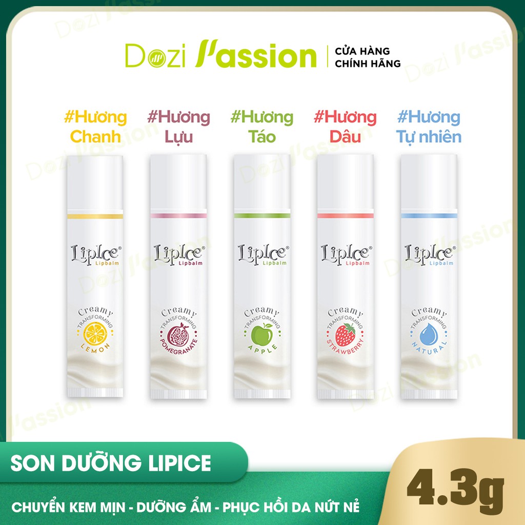 Son Dưỡng LipIce Không Màu Chuyển Kem Mịn SPF15 4.3g