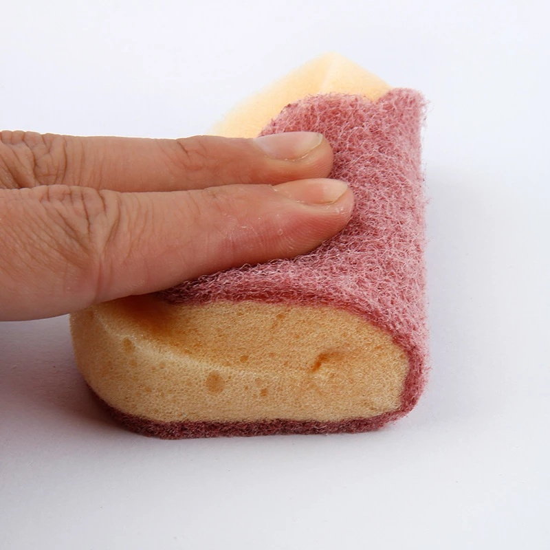 Miếng Bọt Biển Hai Lớp Hình Đám Mây Đa Chức Năng Để Chà Rửa Chén Dĩa