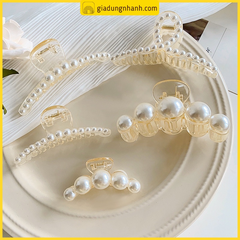 [VIP] Set 10 Kẹp Tóc Ngọc Trai Hàn Quốc Siêu Đẹp