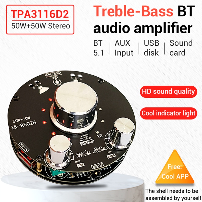 Bảng Mạch Khuếch Đại Âm Thanh 2 Kênh Mini BT 5.0 Chất Lượng Cao