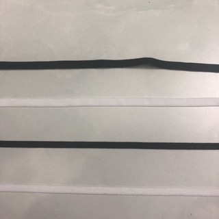 1 Mét Thun Viền Mịn Trắng / Đen 0,5-0,6cm (5ly-6ly) Hàng Công Ty
