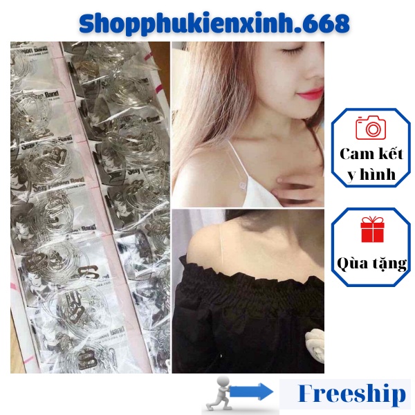 Dây Áo Ngực Trong Suốt  Sợi Bún - Sợi Dẹt - Sợi Nhỏ