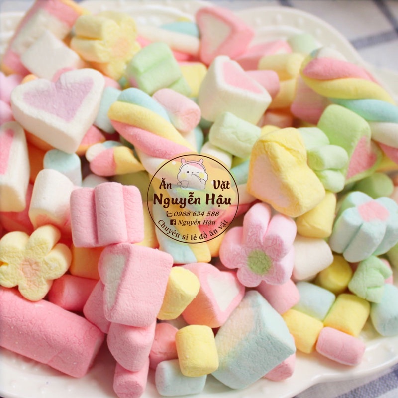 KẸO BÔNG MARSHMALLOW MÈO Ú 250GR_ĂN VẶT DỄ THƯƠNG