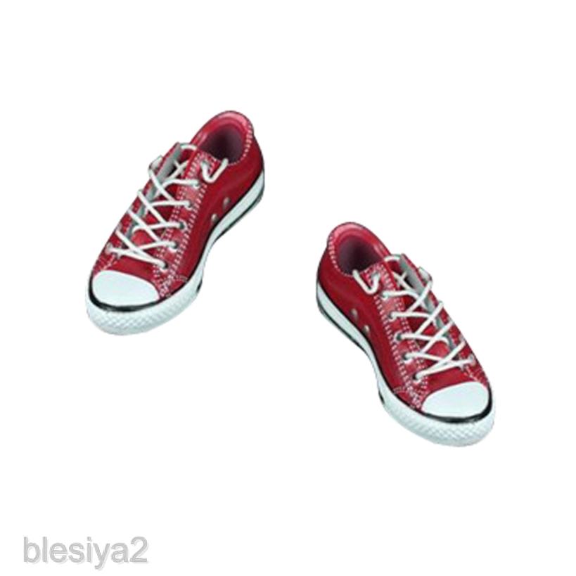 [BLESIYA2] 1/6 Scale Woman Girl Canvas Shoes Rubber Sport Sneakers for 12'' Figure Hot Toys