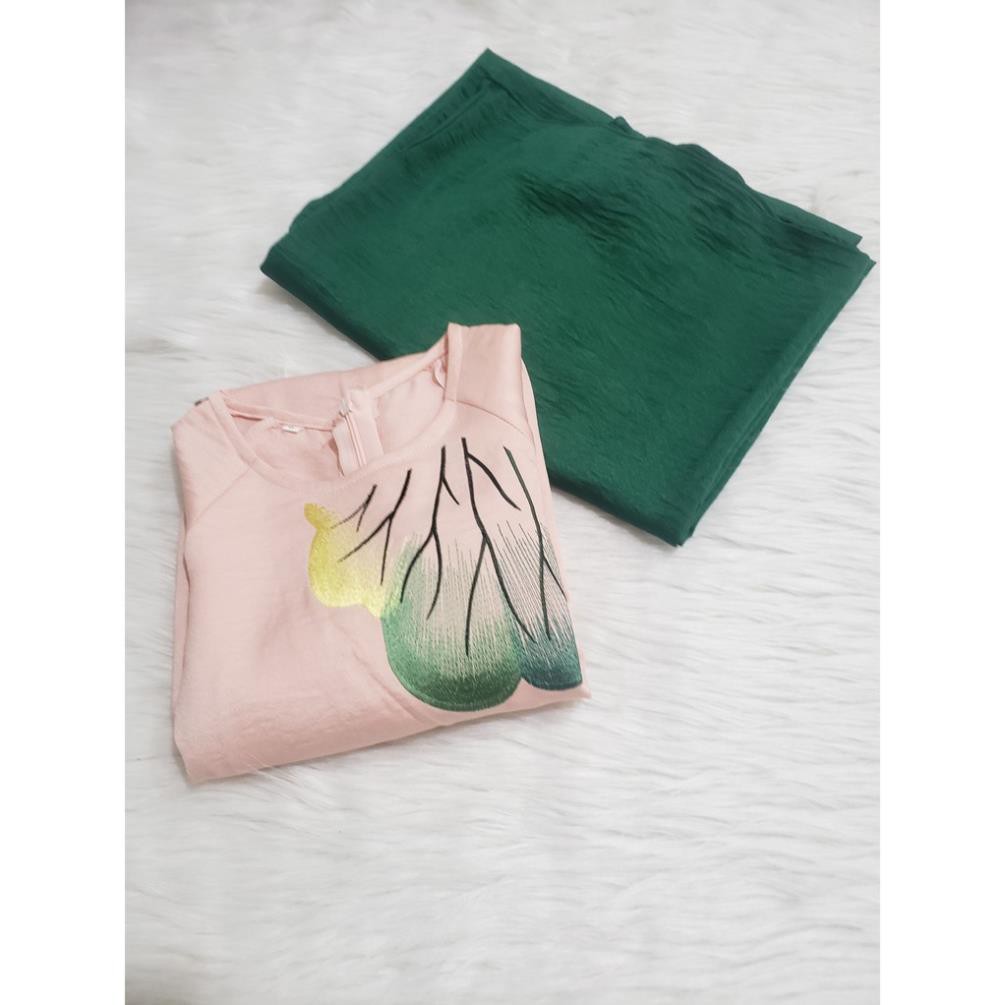 Siêu phẩm Áo dài phối tay hoạ tiết duyên dáng