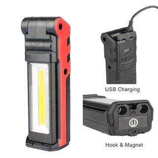 Đèn LED COB siêu sáng đa năng thiết kế đế từ tính có móc treo tiện lợi