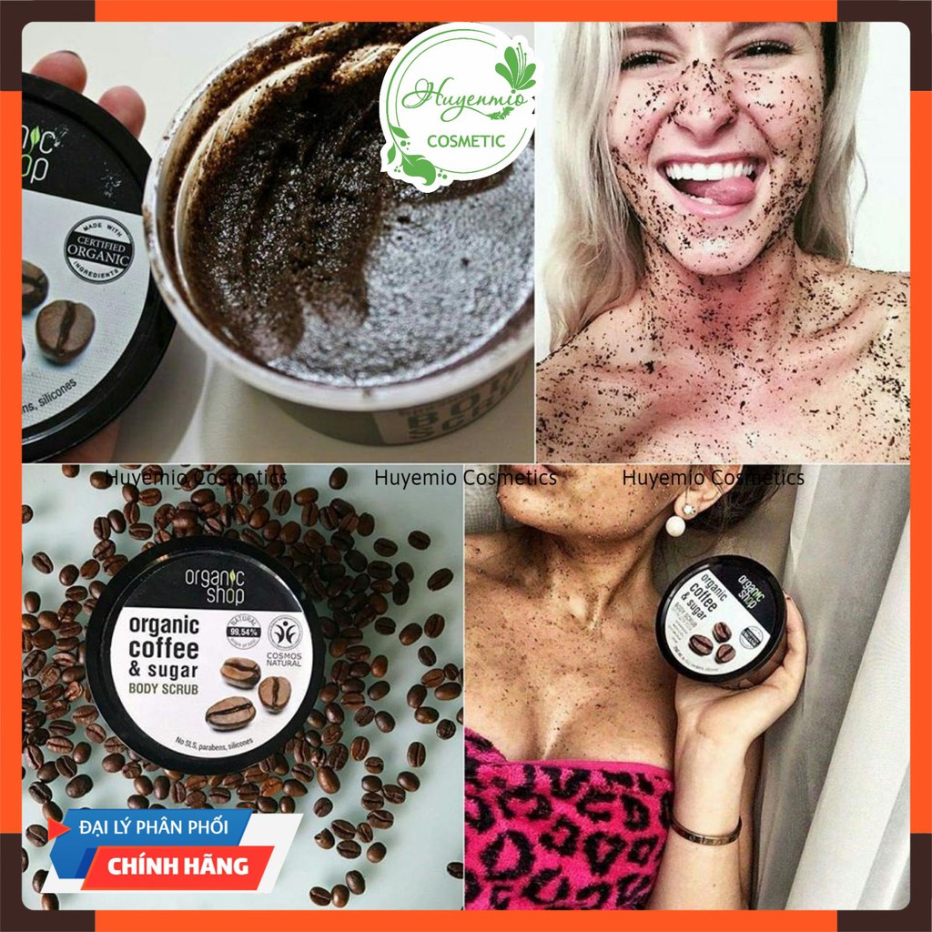 Tẩy Da Chết Toàn Thân Organic Coffee & Sugar Body Scrub