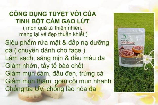 Tinh bột gạo lứt # Tinh bột cám & cà phê