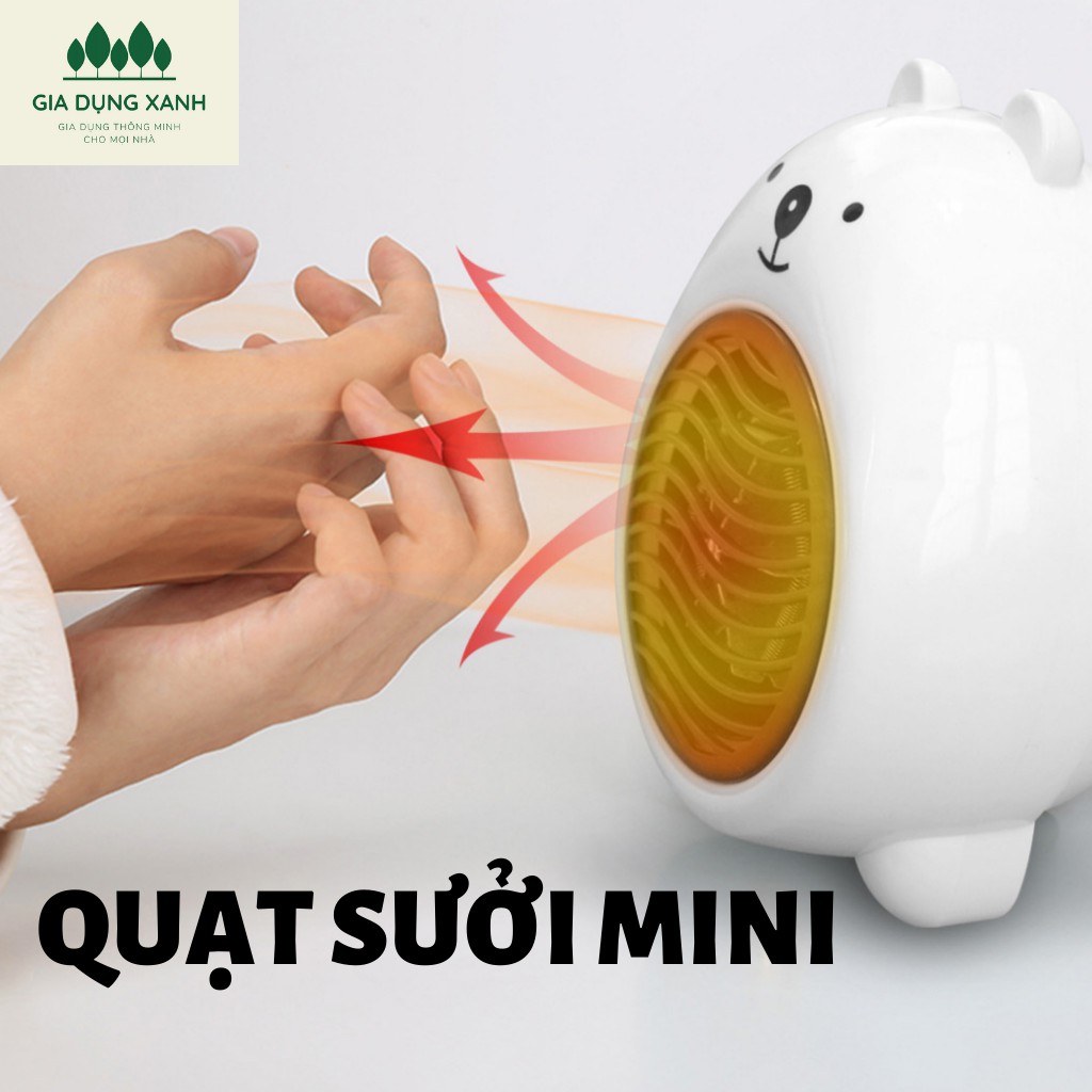 [GIÁ HUỶ DIỆT] Quạt Sưởi Mini Quạt Sưởi Hình Thú