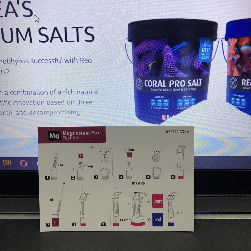 Bộ Test Magie - Magnesium Pro Reef Test Kit | Redsea