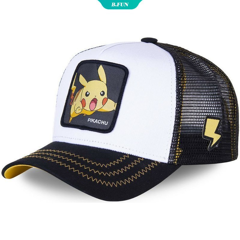 Mũ lưỡi trai họa tiết pokemon phong cách hip hop thời trang
