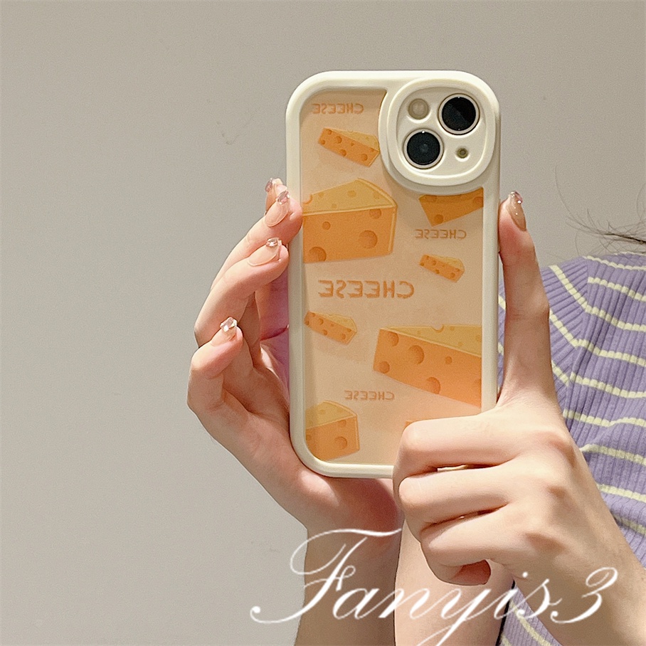 Ốp Điện Thoại Silicon Mềm Họa Tiết Phô Mai Dễ Thương Cho iPhone 13 12 11 Pro Max X XR Xs Max 8 7 Plus SE 2020