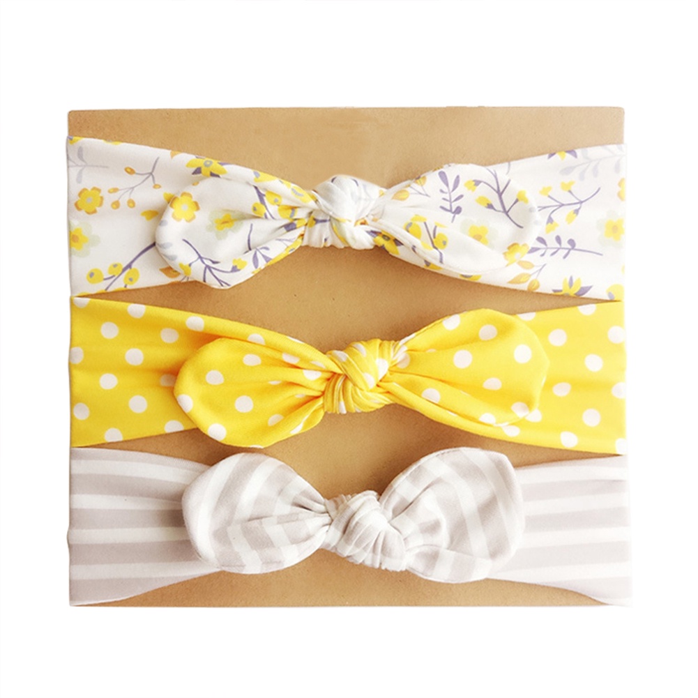 Set 3 Băng Đô Nơ Xinh Xắn Dành Cho Bé Gái