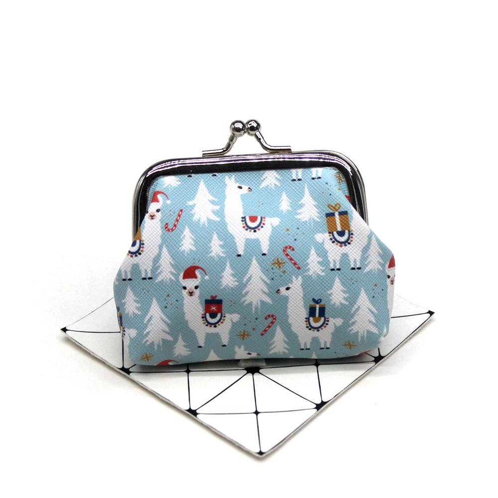 1 Ví Mini Đựng Tiền Xu Tạo Hình Lạc Đà Alpaca Dễ Thương