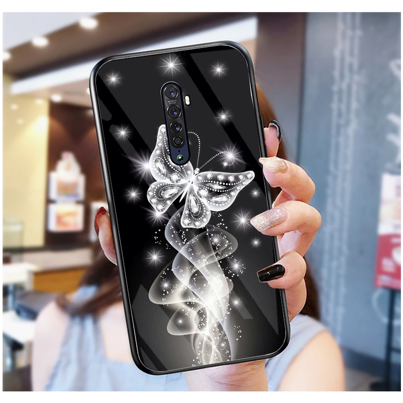 Ốp Lưng OPPO RENO, RENO 2F, RENO 2 Ốp kính bóng cao cấp mới nhất