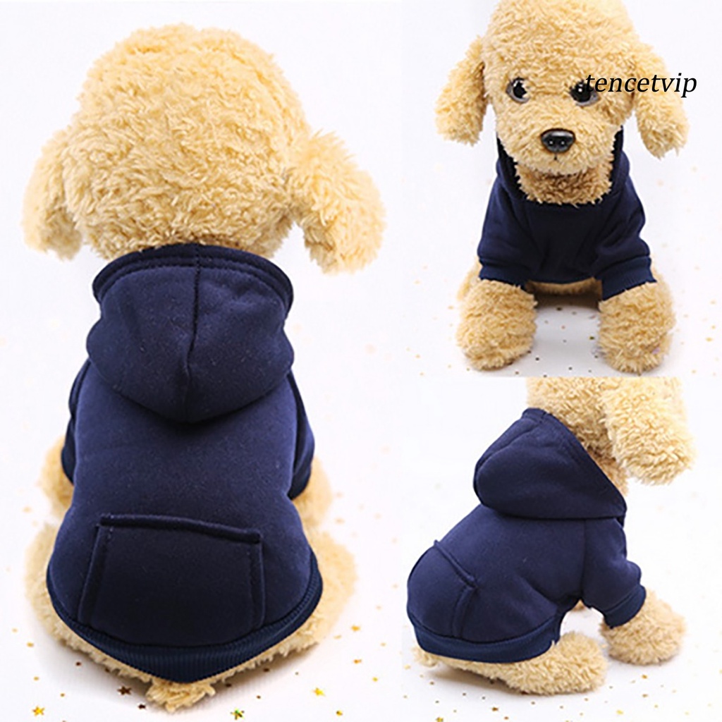 Áo hoodie hai lớp có túi thời trang thu đông cho thú cưng