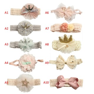 Băng Đô Ren Hoa Cho Bé Gái Sơ Sinh