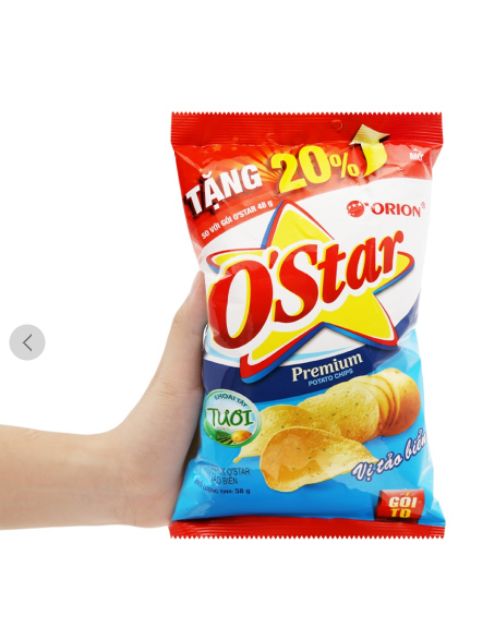 Snack khoai tây O'Star (Ostar) Orion® gói 36g vị tảo biển/muối/kim chi Hàn Quốc | BigBuy360 - bigbuy360.vn