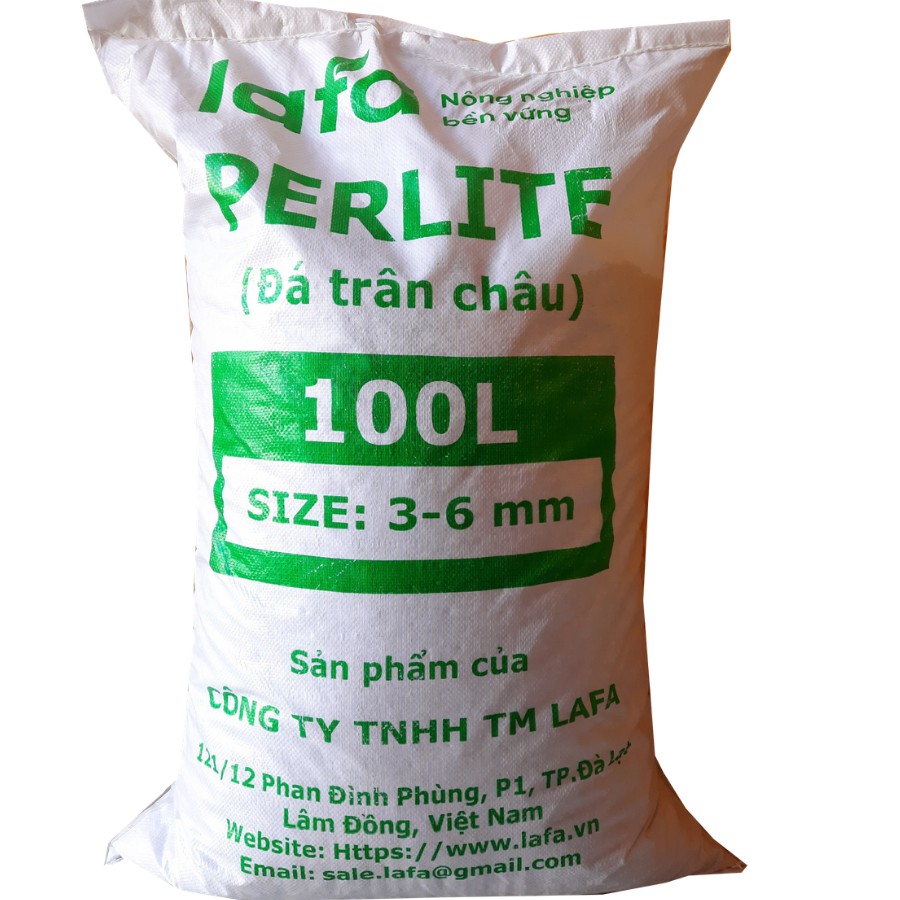 Đá perlite đá trân châu LAFA trồng cây sen đá, hoa kiểng 1 bao lớn (60*100cm) đá nhẹ, tơi xốp sử dụng làm vườn