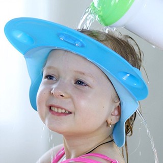 Mũ gội đầu hỗ trợ tắm gội cho bé hình hà mã Royalcare 702 - mũ gội đầu chắn nước vào mặt cho bé