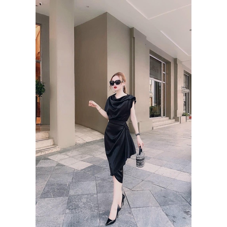 sét váy nữ cổ đổ hàng thiết kế cao cấp chất lụa siêu mềm mịn hs029 mang lại cảm giác thoải mái khi mặc | BigBuy360 - bigbuy360.vn