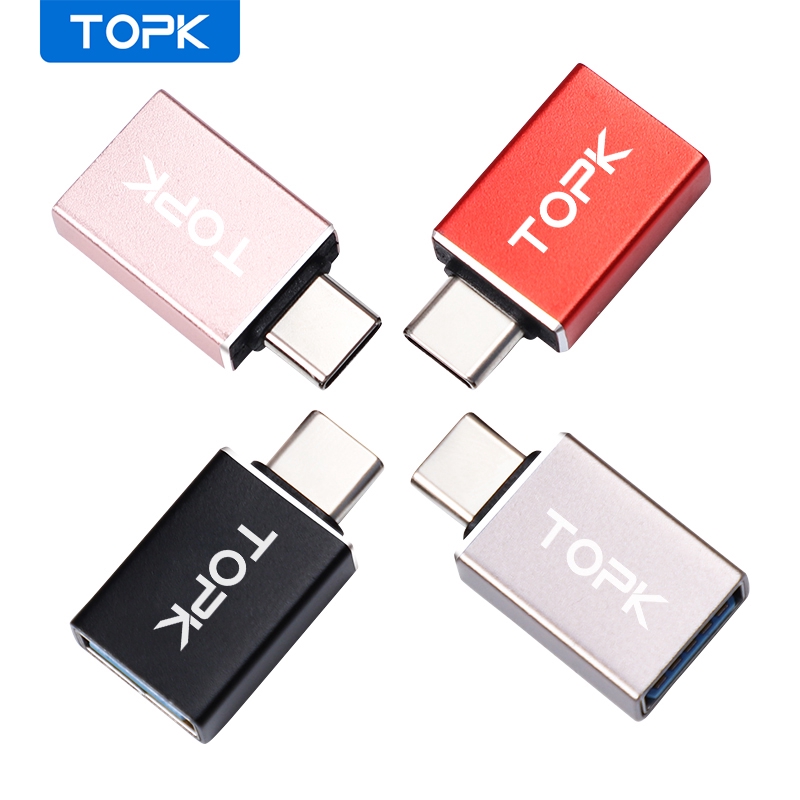 [Chính Hãng] Đầu Chuyển Đổi Topk L38 Usb 3.1 Type C Sang Usb 3.0 Usb C Otg - Bảo Hành 1 Tháng | BigBuy360 - bigbuy360.vn