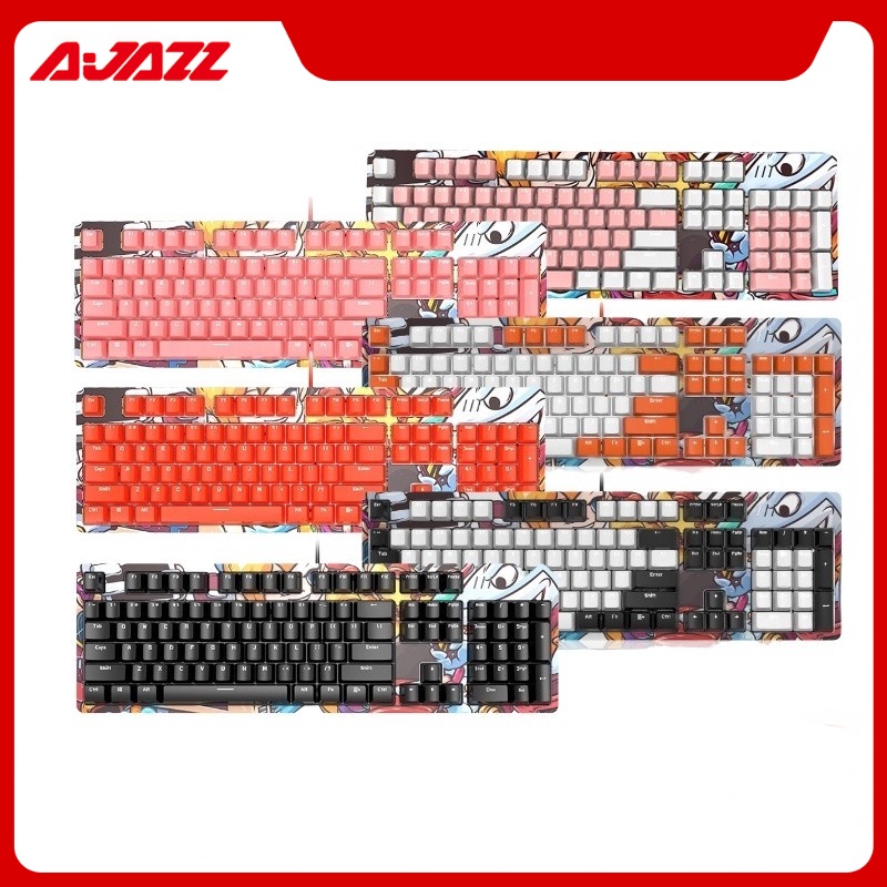 Ajazz DKM150 104-key backlit mechanical gaming keyboard