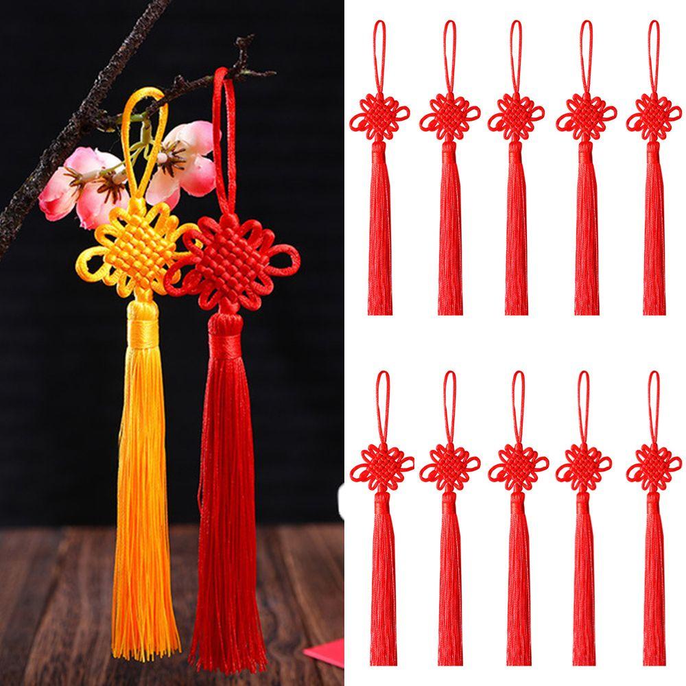 WTTLE 10pack Chinese Knot Home Decor New Year Pendant 22 cm Hanging Decorations