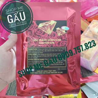 Tắm tắng hồng sâm chuyên Spa