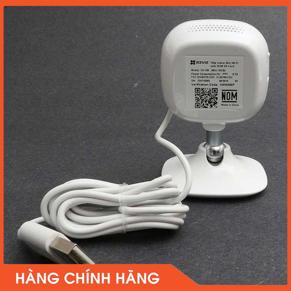 [ HÀNG CHÍNH HÃNG ] Camera wifi đa năng EZVIZ CS-CV200-A0-52WFR Mini Plus (White).