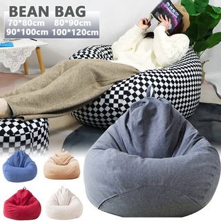 sofa cover Vỏ bọc ghế lười thiết kế đơn giản phong cách cổ điển cho người lớn và trẻ em (không bao gồm ruột ghế)