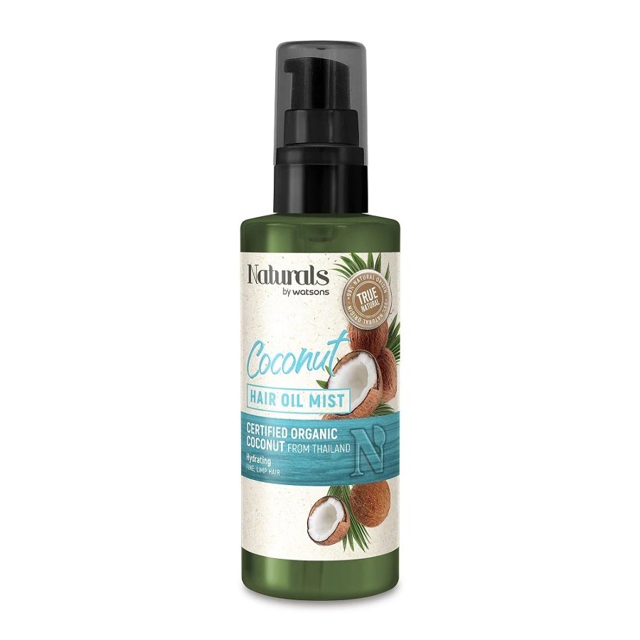 Dầu Dưỡng Tóc Naturals By Watsons True Natural Coconut Hair Oil Mist 60ml