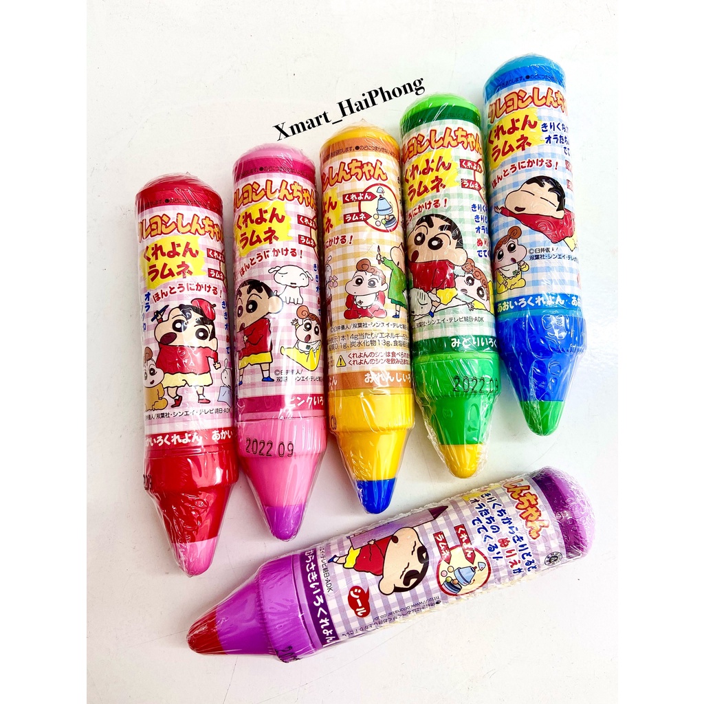 Kẹo Bút Chì Màu Shin Siêu Dễ Thương 14G - Nhật Bản