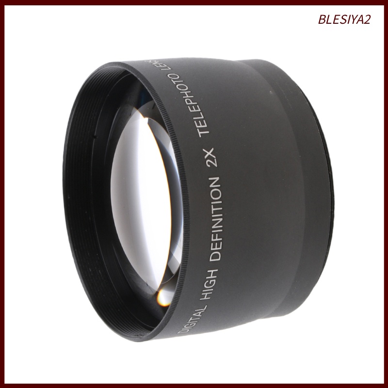 [BLESIYA2]58mm 2x Magnification Telephoto Lens for DSLR Cameras/Camcorders 18-55mm