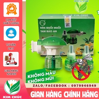 bộ đèn đuổi muỗi tam bảo an ( bộ 1cùi+2 tinh dầu )