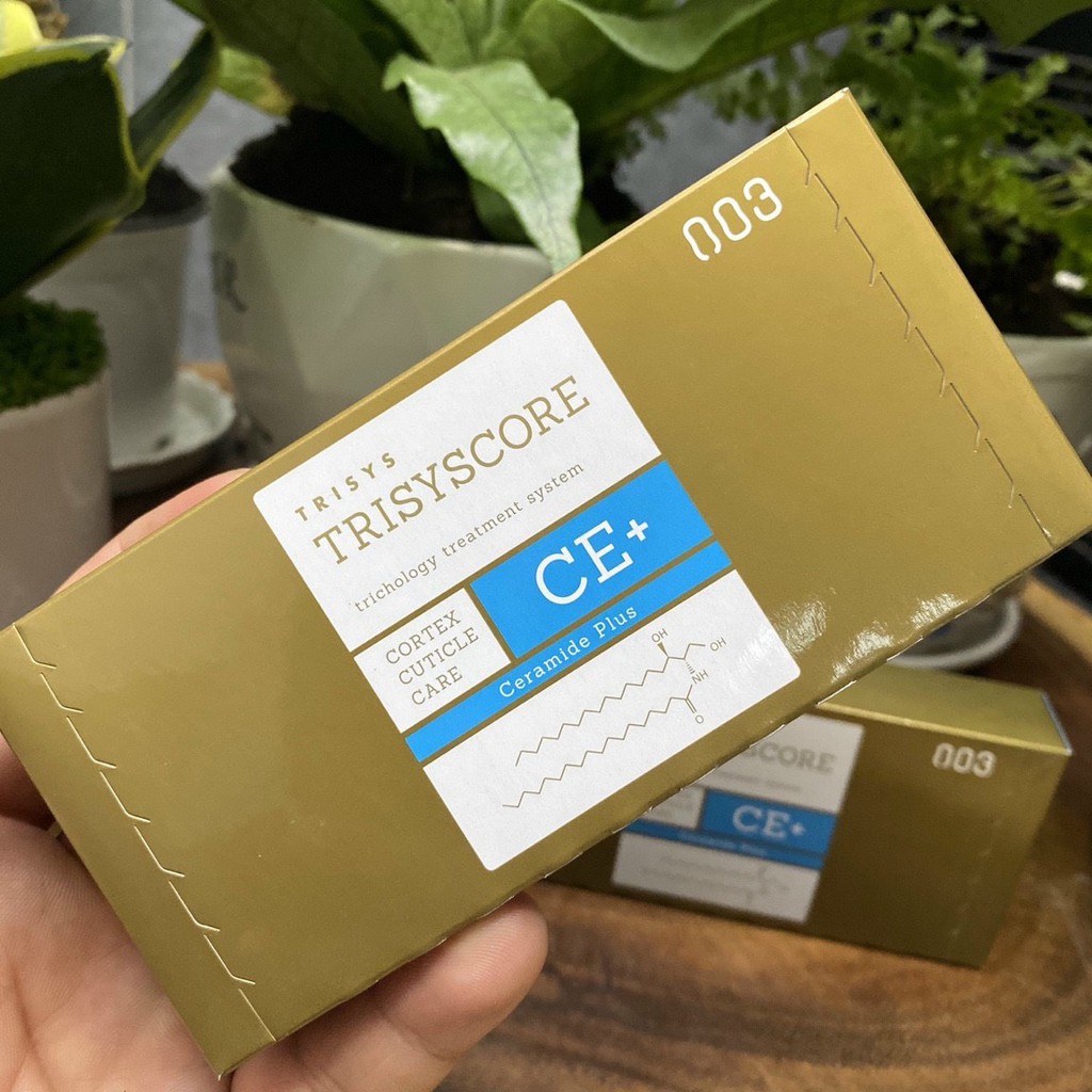 Kem hấp Siêu Bóng Mượt tại nhà Trisycore CE Pack 003 Number Three 12mlx4 của Nhật Bản