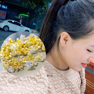 Bông tai nụ đá 5li vàng 1 đôi