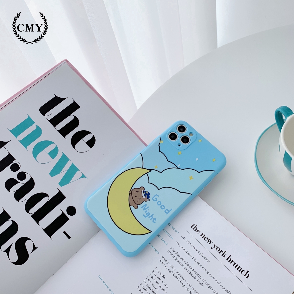 Ốp điện thoại họa tiết gấu hoạt hình dễ thương cho iPhone11/11Pro 11pro Max X XR XS XS MAX 7 8 Plus SE | BigBuy360 - bigbuy360.vn