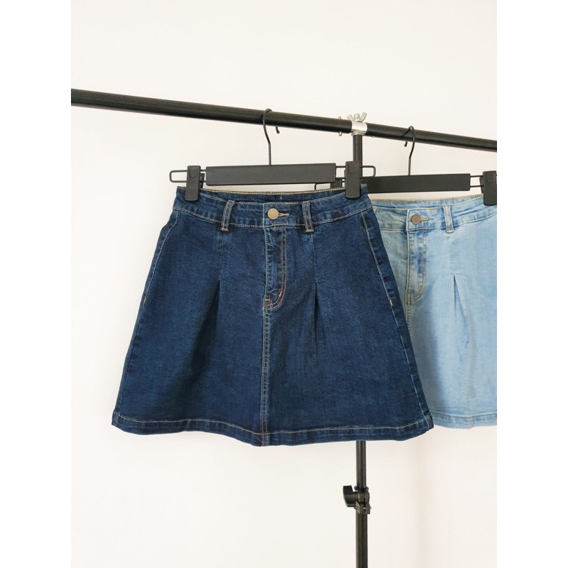 Váy jeans xếp ly AfterBefore | BigBuy360 - bigbuy360.vn