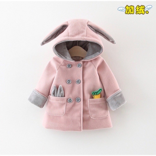 Áo khoác lông bé gái