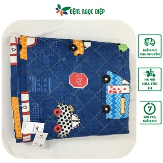 Chăn Hè Thu Trần Bông Poly Cotton mẫu Ô tô