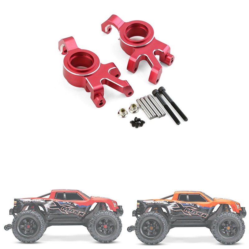 Bộ 2 Khối Vô Lăng Trước Bằng Hợp Kim Nhôm Nâng Cấp Cho Traxxas X-Maxx Xmaxx 6S 8S RC 1 / 5