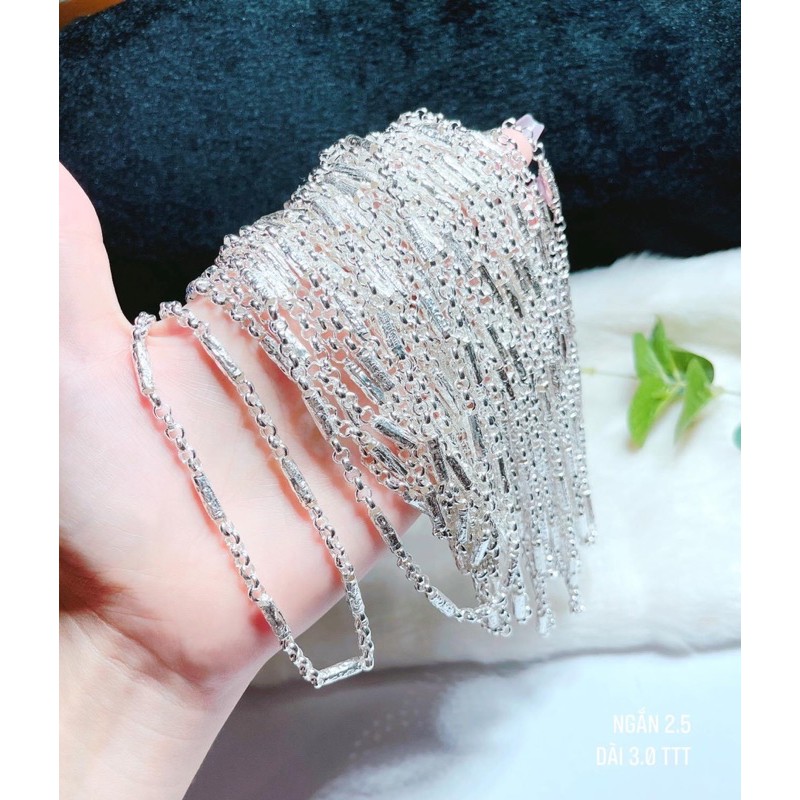 Dây chuyền bạc cho bé