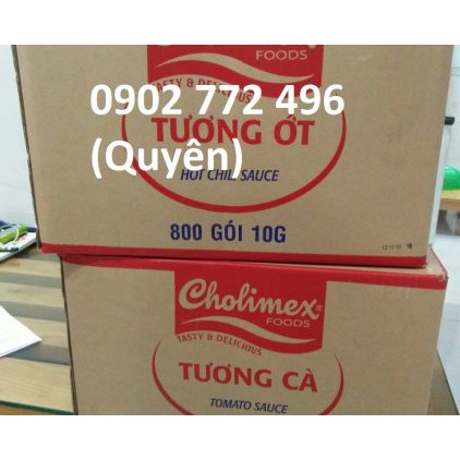 Thùng tương ớt cholimex gói nhỏ 10gr