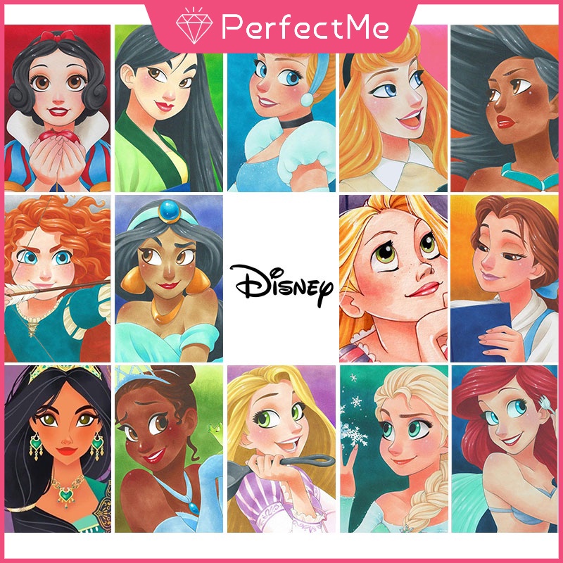 DISNEY Tranh Đính Đá 5D Tự Làm Hình Công Chúa Aisha 30x40