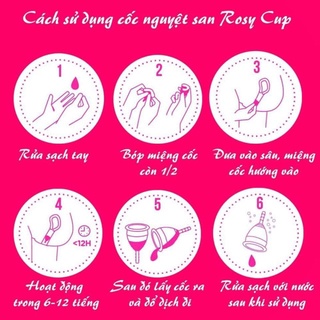 Cốc nguyệt san ROSY CUP chuẩn USA