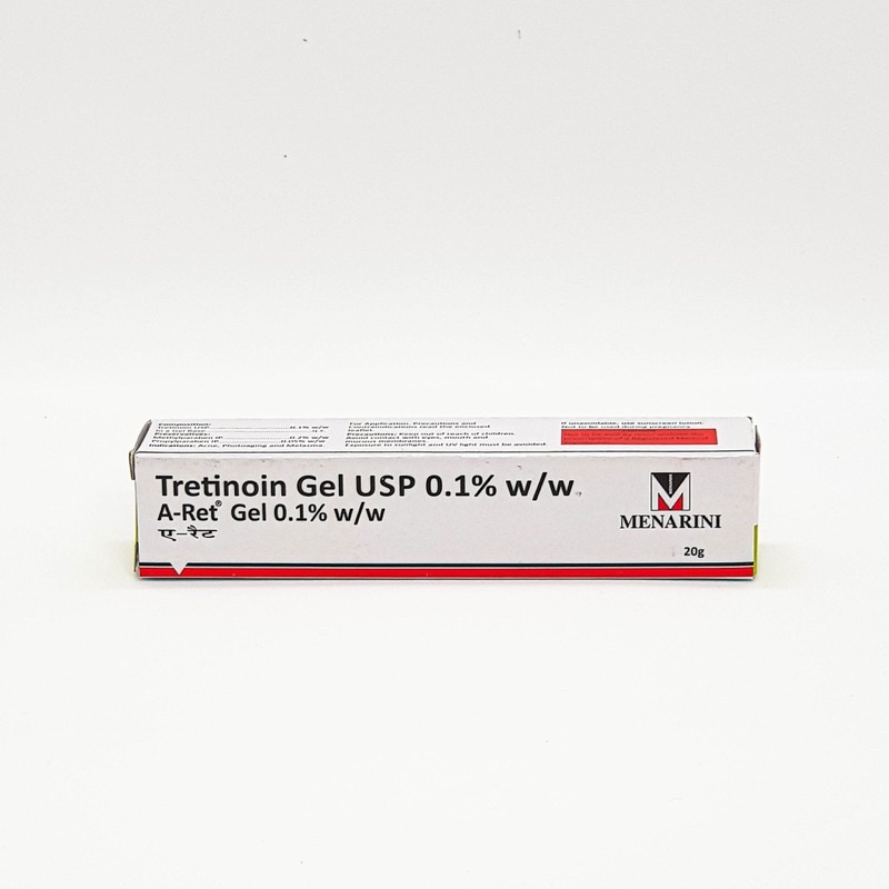 Tretinoin Aret Gel Usp 0.025%-0.05%-0.1% Gel giảm mụn, chống lão hóa [Chính hãng]