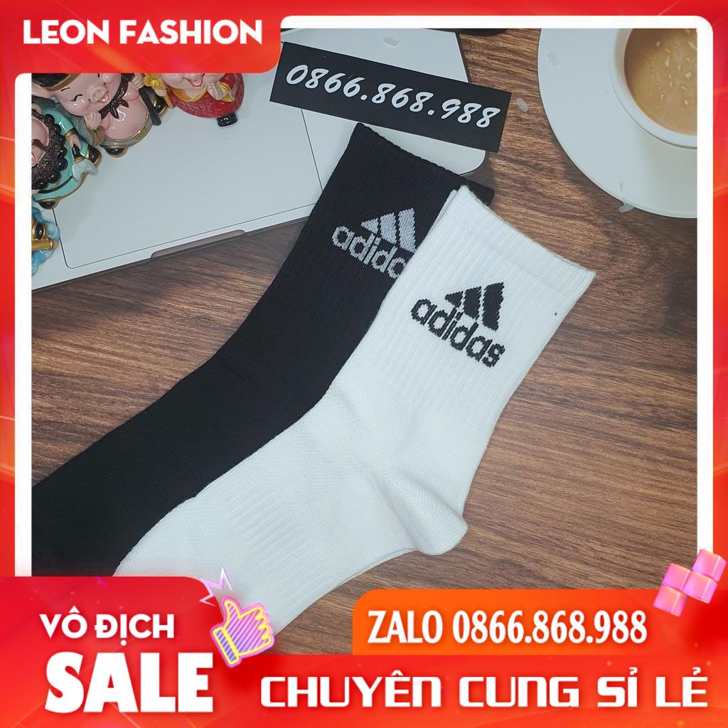 Tất Vớ Cổ Lửng ADIDAS thể thao dệt kim cao cấp 95% Coton hạn chế mùi hôi và thông thoáng dành cho cả nam và nữ