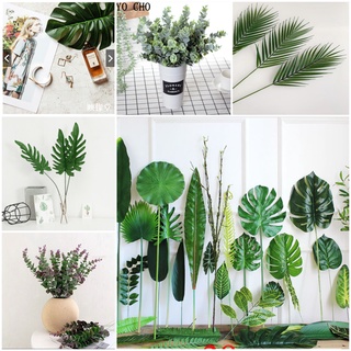 (ĐỦ LOẠI) LÁ CÂY TRANG TRÍ background. Lá cây giả lá dừa, bọ rùa, bạch đàn. phụ kiện trang trí chụp ảnh/ decor nhà cửa.