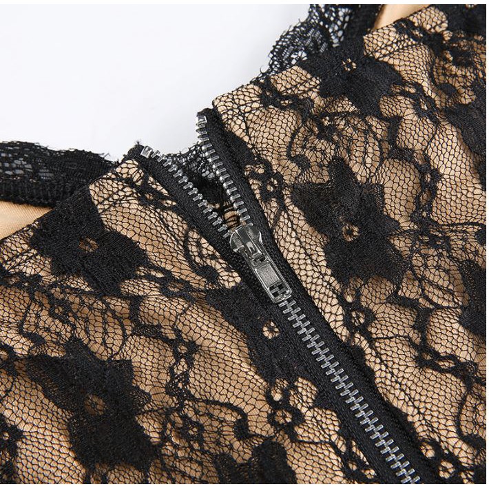 Áo croptop ren 2 dây HAC118 - Hỉn Hỉn Store